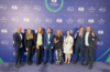 v.l.n.r.: Robin Strycek, Janina Eck, Monica Berg, Baris Aker, Prof. Dr. Bettina Reuter, Bianka Borbély, Francisco Santos, Davorin Stetner | Fotocredit: Hochschule Kaiserslautern