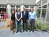 v.l.n.r.: S.Richter, S.Froschhäuser, Dr. D. Wagner und Prof. Dr. G. Jamin