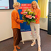 Dr. Beate Hörr, Uni Mainz, bedankt sich im Namen der DGWF Landesgruppe Rheinland-Pfalz und Saarland bei Dr. Margot Klinkner