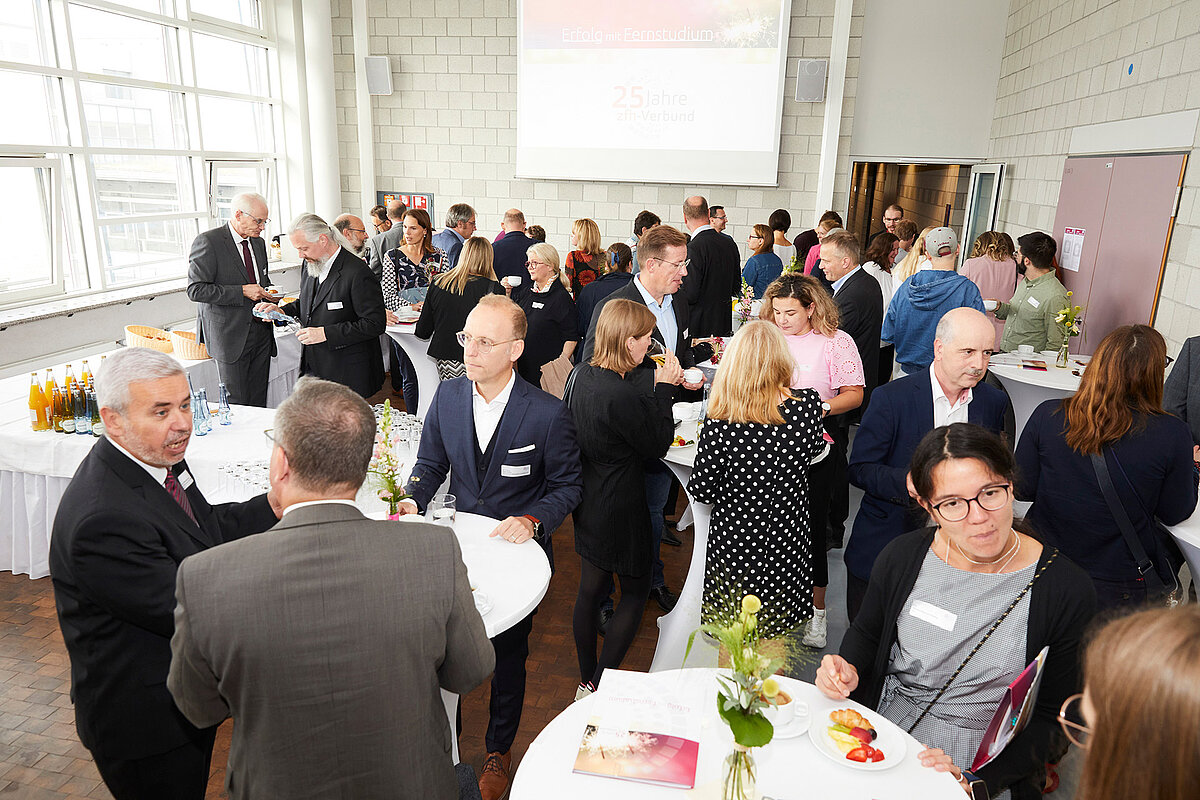 Einblick über die Besucher des Jubiläums 