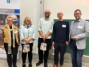 (von r.n.l) Prof. Dr. Ralf Haderlein, Prof. Dr. Johannes Drerup, Heiner van Mil (M.A.), Prof. Dr. Regina Steil und Prof. Dr. Daniela Braun | Foto: Hochschule Koblenz
