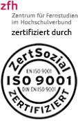 Zertifikat ZertSozial nach DIN ISO 9001